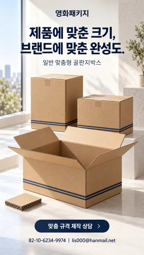 맞춤 골판지박스