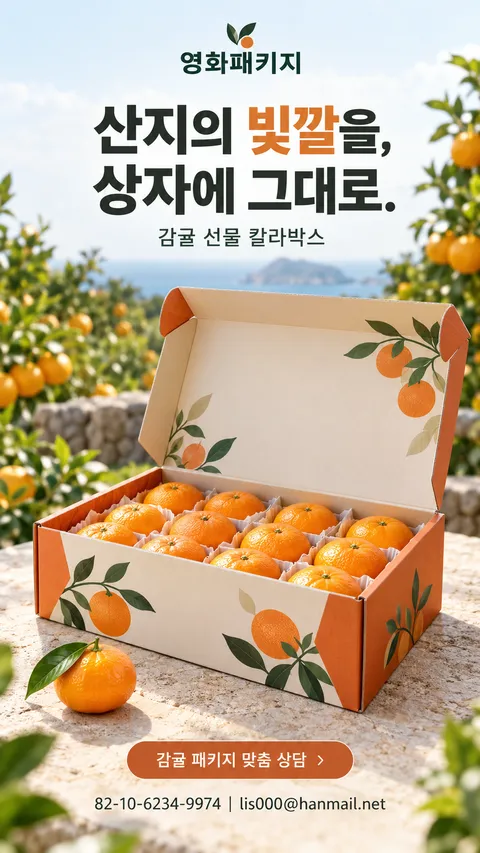 귤 선물 박스